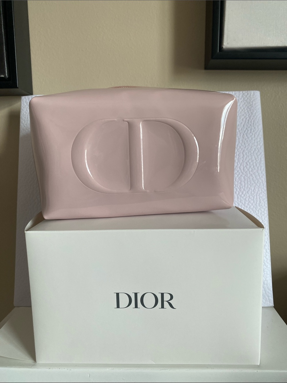 BNWB Dior Trousse Pouch Pink Cosmetic Bag